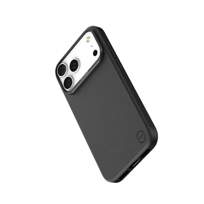 Apple iPhone 17 Pro Max Kılıf M-Safe Şarj Özellikli Polimerik Deri Raptic Urban Nano Kapak Turuncu