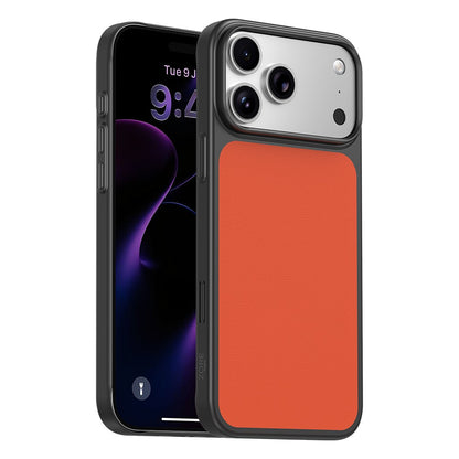 Apple iPhone 17 Pro Max Kılıf M-Safe Şarj Özellikli PU Zore Paris Trexo Sert PC Kapak
