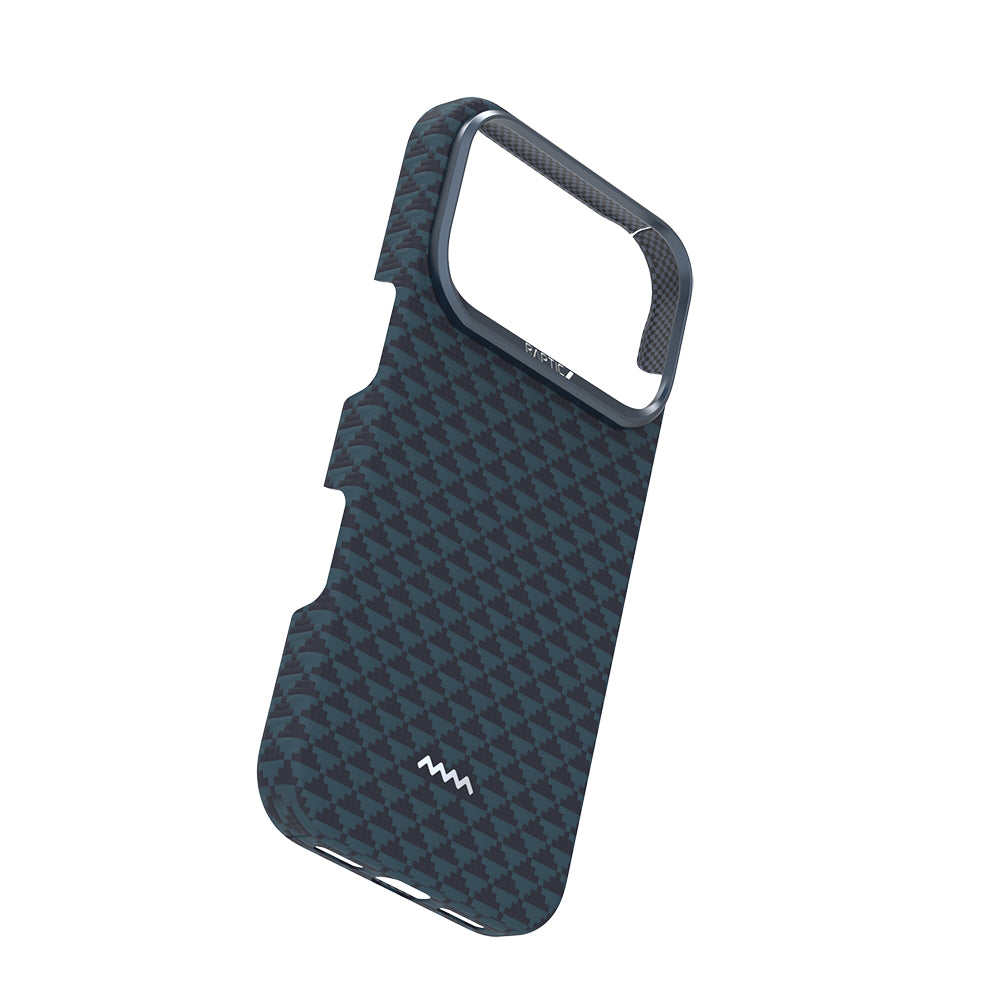 Apple iPhone 17 Pro Max Kılıf M-safe Şarj Özellikli Raptic Aramid Skin Origin Serisi Kapak Kahverengi