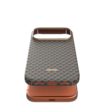 Apple iPhone 17 Pro Max Kılıf M-safe Şarj Özellikli Raptic Aramid Skin Origin Serisi Kapak Kırmızı