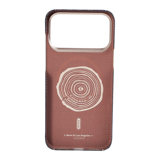 Apple iPhone 17 Pro Max Kılıf M-safe Şarj Özellikli Raptic Aramid Skin Serisi Karbon Kapak