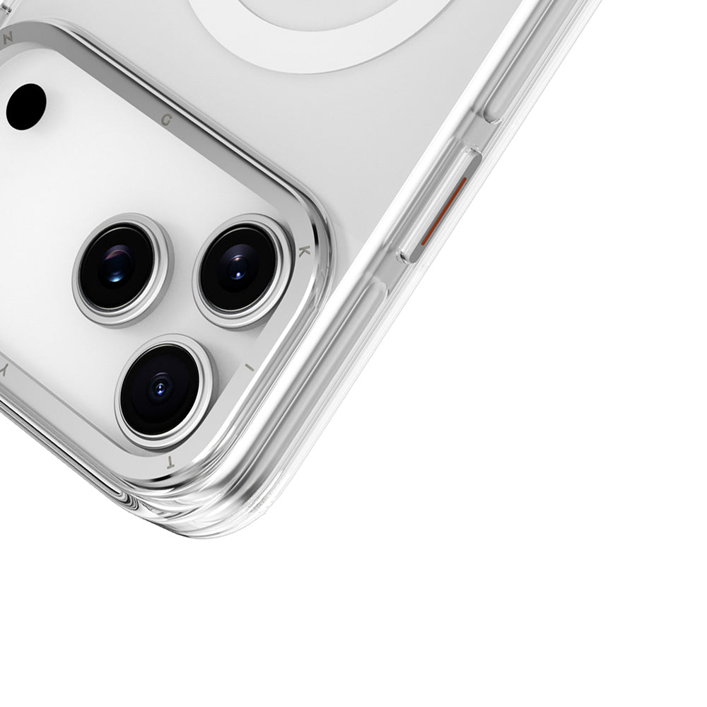 Apple iPhone 17 Pro Max Kılıf M-safe Şarj Özellikli Şeffaf Youngkit Crystal Shield Serisi Kapak Siyah