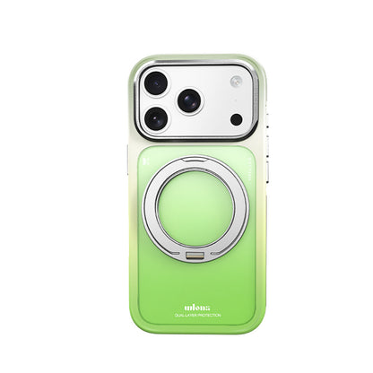 Apple iPhone 17 Pro Max Kılıf M-safe Şarj Özellikli Sert PC Wlons Arvox Standlı Kapak