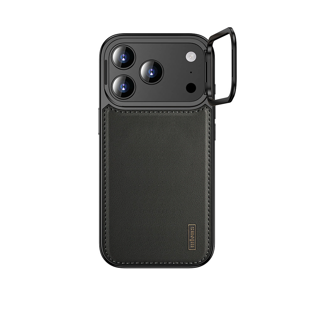 Apple iPhone 17 Pro Max Kılıf M-safe Şarj Özellikli Standlı Leto Kapak Gri