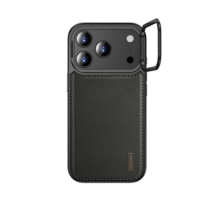 Apple iPhone 17 Pro Max Kılıf M-safe Şarj Özellikli Standlı Leto Kapak Gri