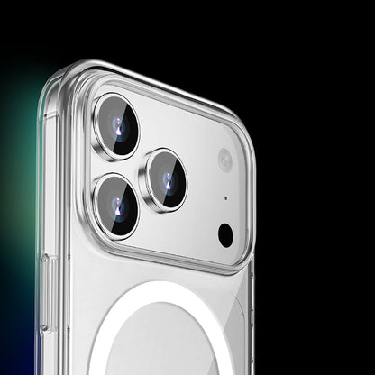 Apple iPhone 17 Pro Max Kılıf M-safe Şarj Özellikli Transparan Sert PC Wlons Pita Kapak Şeffaf