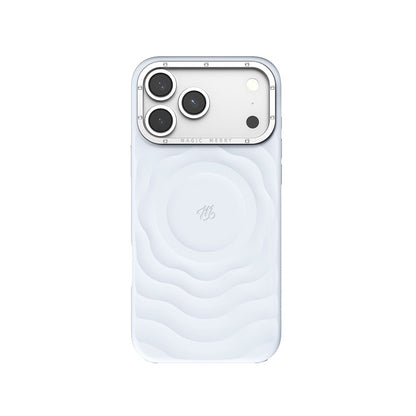 Apple iPhone 17 Pro Max Kılıf M-safe Şarj Özellikli Wiwu Magic Merry Blossom Drift Serisi Kapak