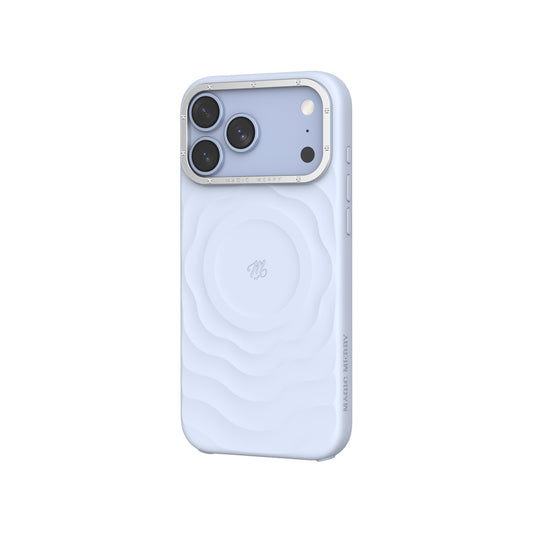 Apple iPhone 17 Pro Max Kılıf M-safe Şarj Özellikli Wiwu Magic Merry Blossom Drift Serisi Kapak