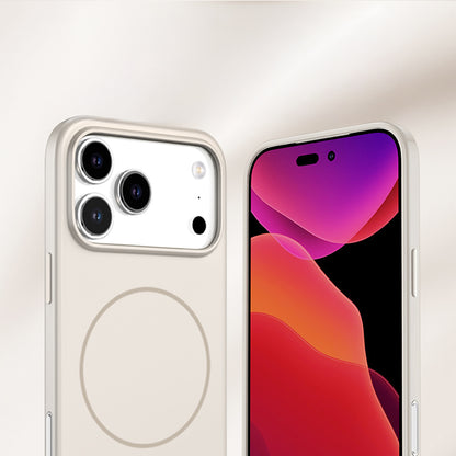 Apple iPhone 17 Pro Max Kılıf M-safe Şarj Özellikli Wlons Liza Kapak Koyu Yeşil