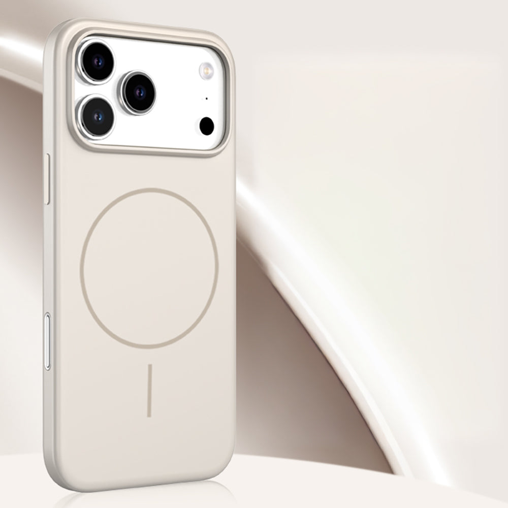 Apple iPhone 17 Pro Max Kılıf M-safe Şarj Özellikli Wlons Liza Kapak Turuncu