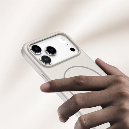 Apple iPhone 17 Pro Max Kılıf M-safe Şarj Özellikli Wlons Liza Kapak Koyu Yeşil