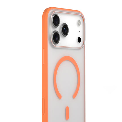 Apple iPhone 17 Pro Max Kılıf M-safe Şarj Özellikli Youngkit Clear Serisi Kapak Siyah