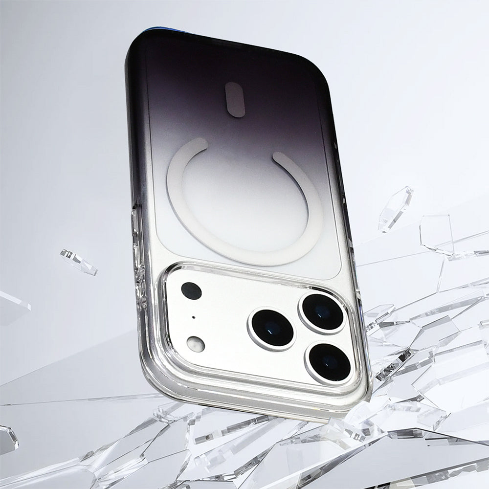 Apple iPhone 17 Pro Max Kılıf M-Safe Şarj Özellikli Zore Septik Silikon Kapak Mor