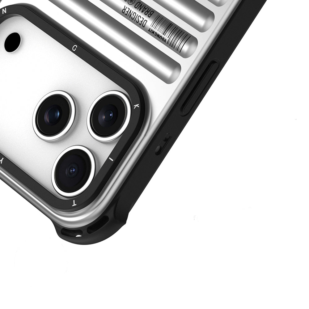 Apple iPhone 17 Pro Max Kılıf Mat Renkli Tasarım Youngkit True Color Serisi Kapak Siyah