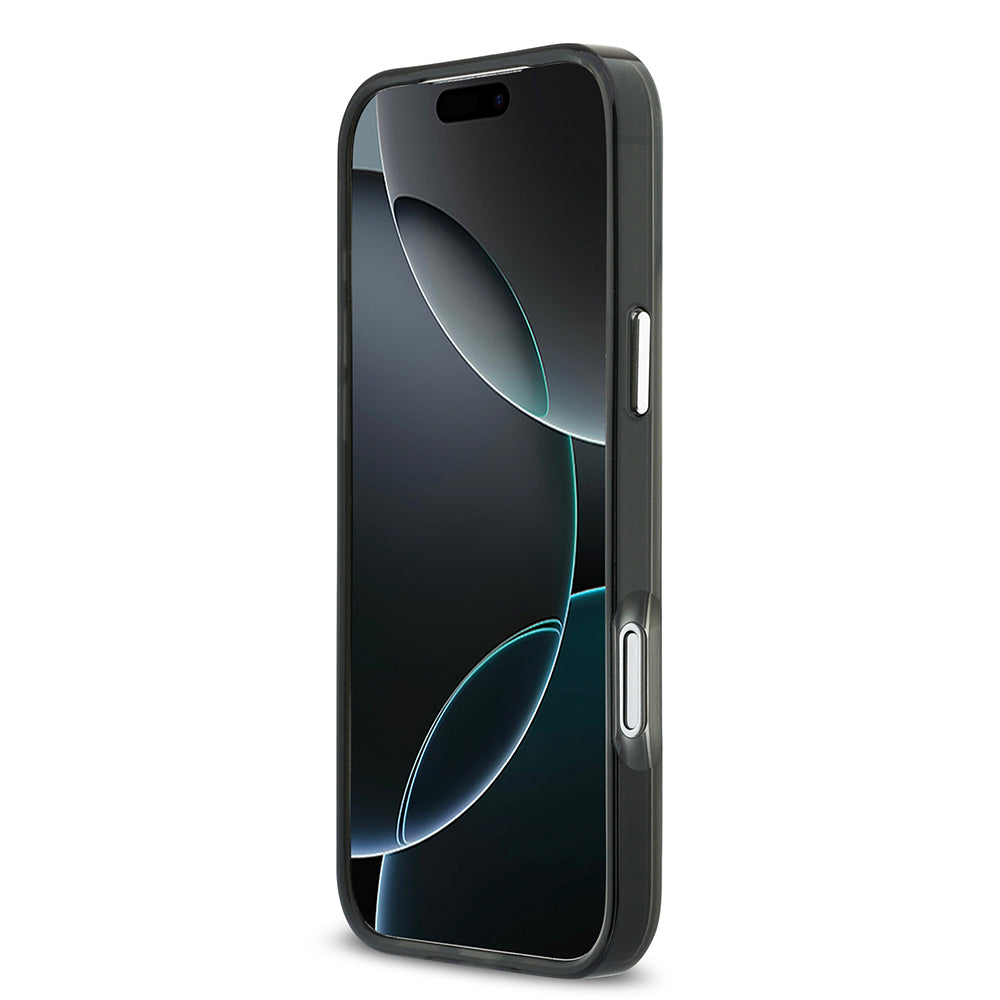 Apple iPhone 17 Pro Max Kılıf Mercedes Benz Orjinal Lisanslı M-safe Şarj Özellikli Çift Katmanlı PC Nostaljik Yıldız Dizayn Kapak Füme