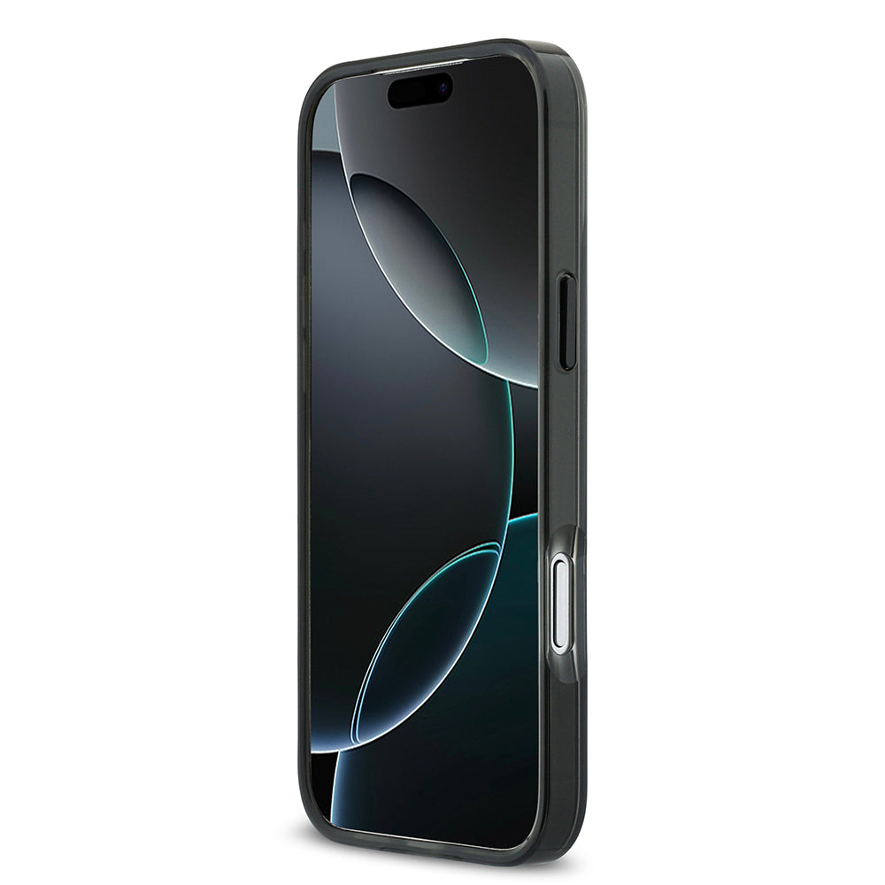 Apple iPhone 17 Pro Max Kılıf Mercedes Benz Orjinal Lisanslı M-safe Şarj Özellikli Çift Katmanlı PC Nostaljik Yıldız Dizayn Kapak Lacivert