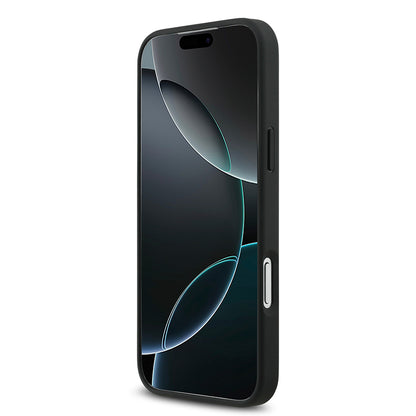 Apple iPhone 17 Pro Max Kılıf Mercedes Benz Orjinal Lisanslı M-safe Şarj Özellikli Hakiki Deri Nostaljik Yıldız Dizayn Kapak Siyah