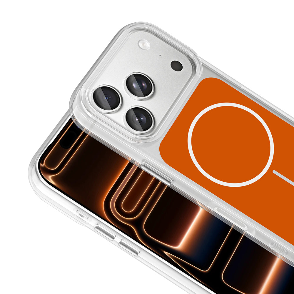 Apple iPhone 17 Pro Max Kılıf Metal Buton Tasarımlı Zore İkonik Sert Silikon Kapak Gri