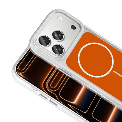 Apple iPhone 17 Pro Max Kılıf Metal Buton Tasarımlı Zore İkonik Sert Silikon Kapak Gri