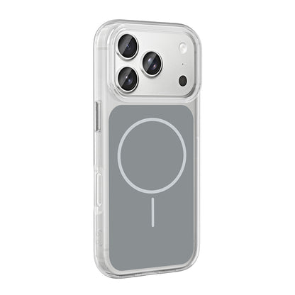 Apple iPhone 17 Pro Max Kılıf Metal Buton Tasarımlı Zore İkonik Sert Silikon Kapak Siyah