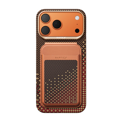 Apple iPhone 17 Pro Max Kılıf Raptic 2in1 Bundle Kit Aramid Skin Serenity Serisi Kartlık ve Karbon Kapak