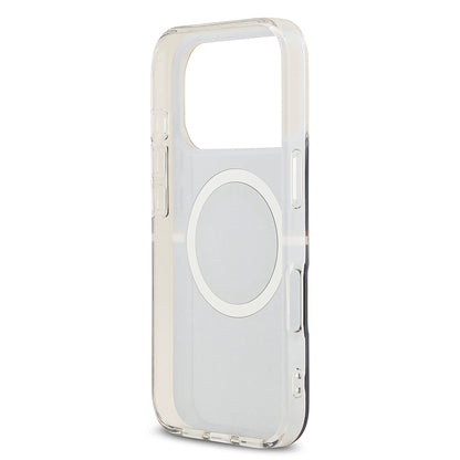 Apple iPhone 17 Pro Max Kılıf U.S. Polo Assn. Orjinal Lisanslı M-safe Şarj Özellikli IML Stripe Logolu Kapak Lacivert