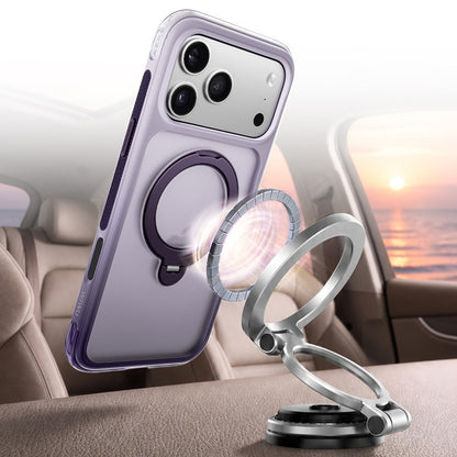 Apple iPhone 17 Pro Max Kılıf Wiwu AS-204 AeroShield Aurora Ultra Serisi M-safe Şarj Özellikli Airbag Tasarımlı Standlı Kapak