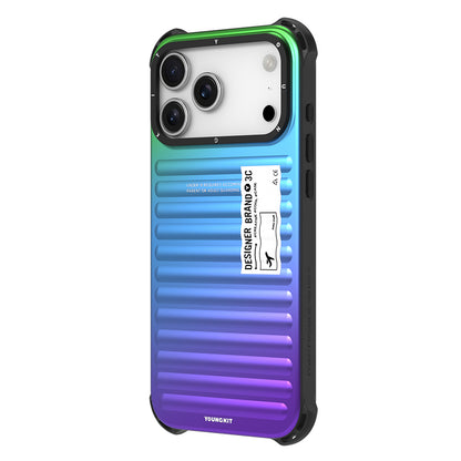 Apple iPhone 17 Pro Max Kılıf YoungKit The Secret Color Serisi Kapak Mavi