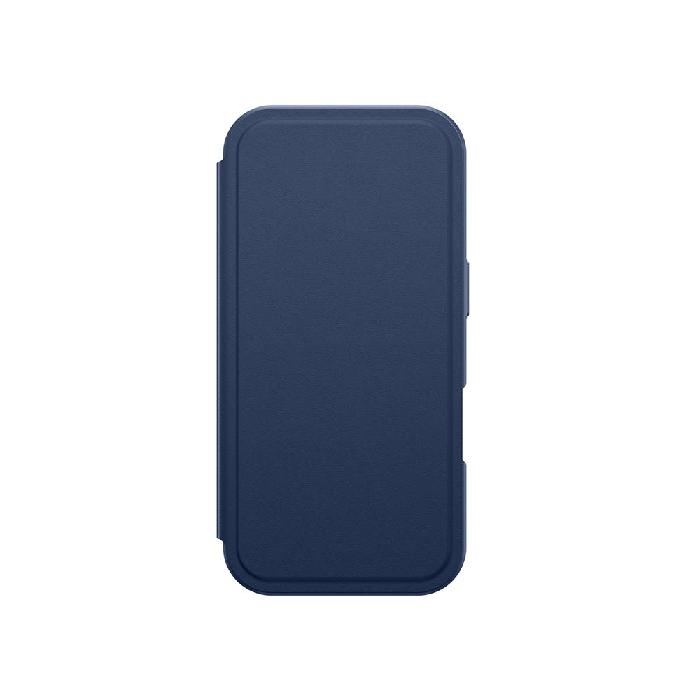 Apple iPhone 17 Pro Max PU Kartlıklı Kapaklı Amazingthing Glamour Foilo Serisi Kılıf Turuncu