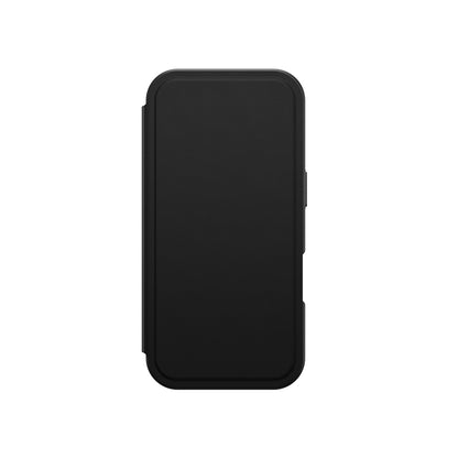 Apple iPhone 17 Pro Max PU Kartlıklı Kapaklı Amazingthing Glamour Foilo Serisi Kılıf Mavi