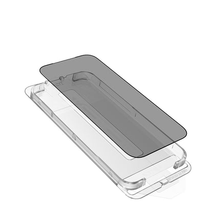 Apple iPhone 17 Pro Max Raptic Air Glass 2.5D Privacy Hayalet Ekran Koruyucu 2 Adet + Kolay Uygulama Aparatlı Siyah