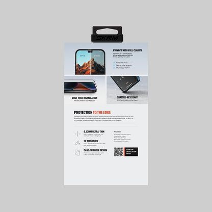 Apple iPhone 17 Pro Max Skinarma 0.33mm Antidust Privacy Cam Ekran Koruyucu Siyah