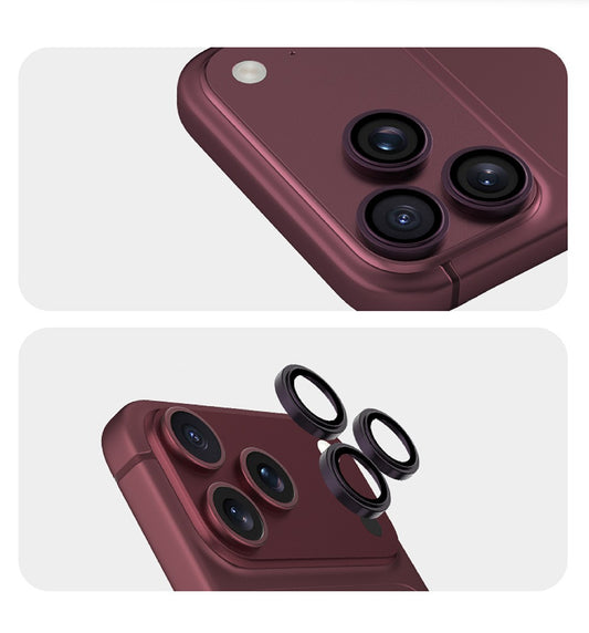 Apple iPhone 17 Pro Max Youngkit Alloy Original Parlama Önleyici Kamera Lens Koruyucu + Kolay Uygulama Aparatlı