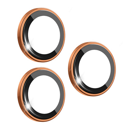 Apple iPhone 17 Pro Wiwu LG-003 Lens Guard Çizilmeye Karşı Dayanıklı Safir Kamera Lens Koruyucu Turuncu