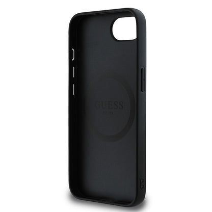 Apple iPhone 17E Kılıf Guess Orjinal Lisanslı 4G Desenli Script Metal Logolu Kapak