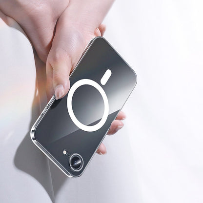 Apple iPhone 17E Kılıf M-safe Şarj Özellikli Benks Crystal Serisi Şeffaf Kapak
