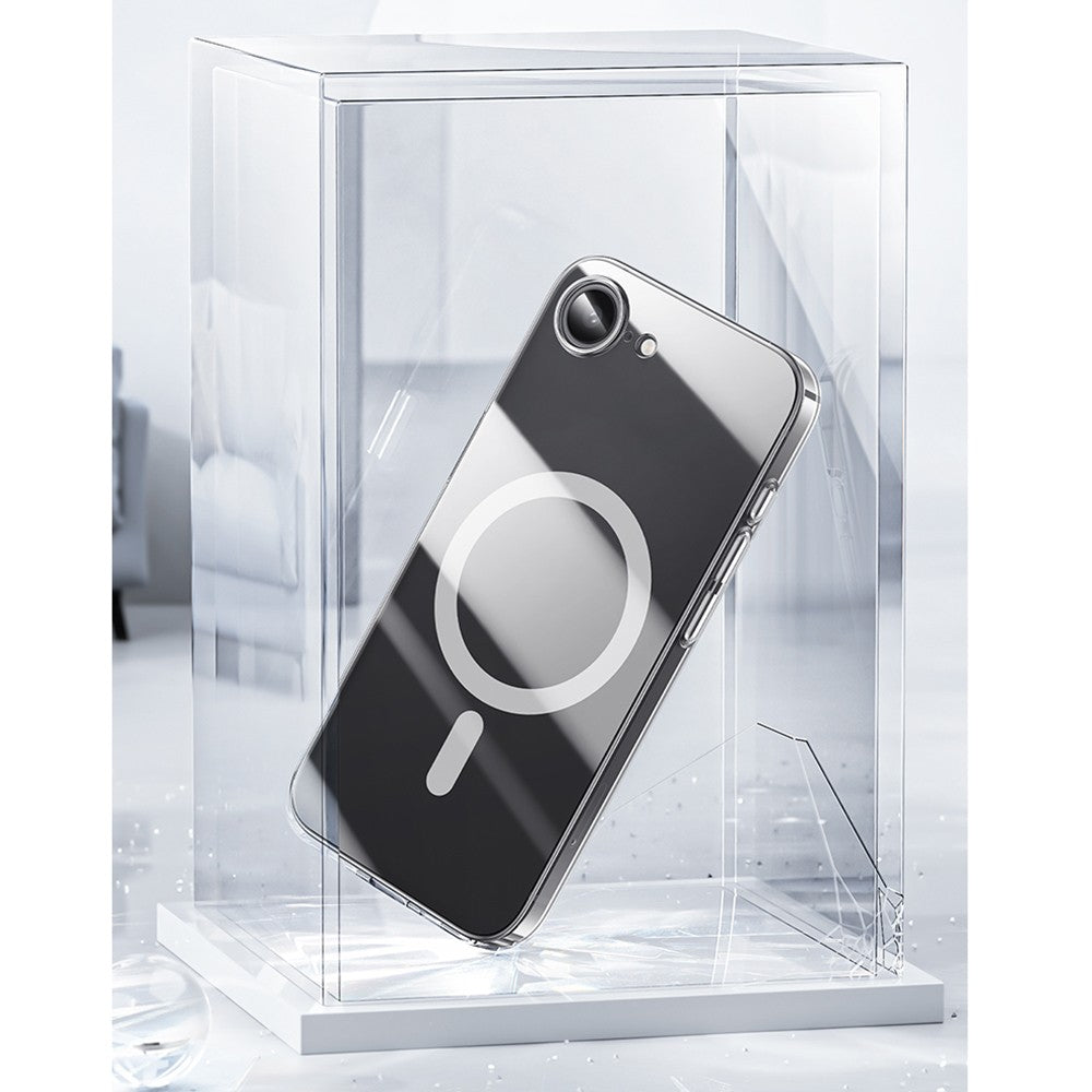 Apple iPhone 17E Kılıf M-safe Şarj Özellikli Benks Crystal Serisi Şeffaf Kapak