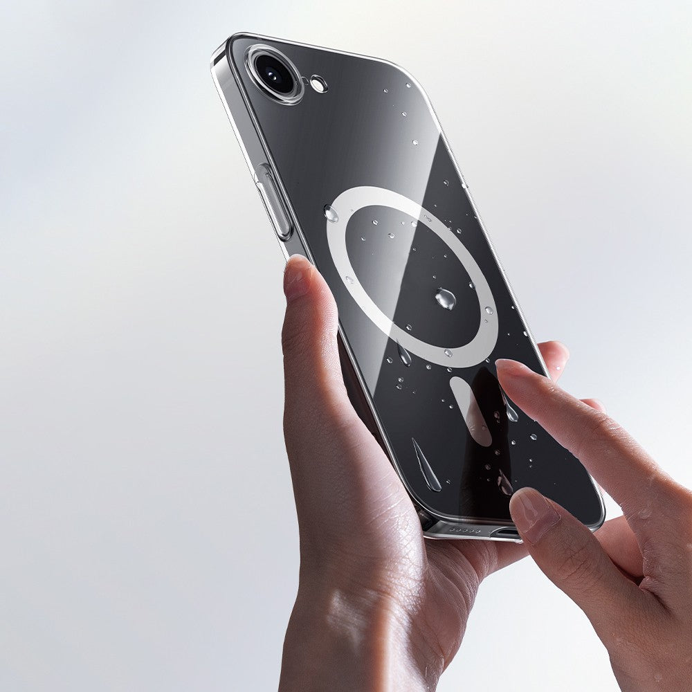 Apple iPhone 17E Kılıf M-safe Şarj Özellikli Benks Crystal Serisi Şeffaf Kapak