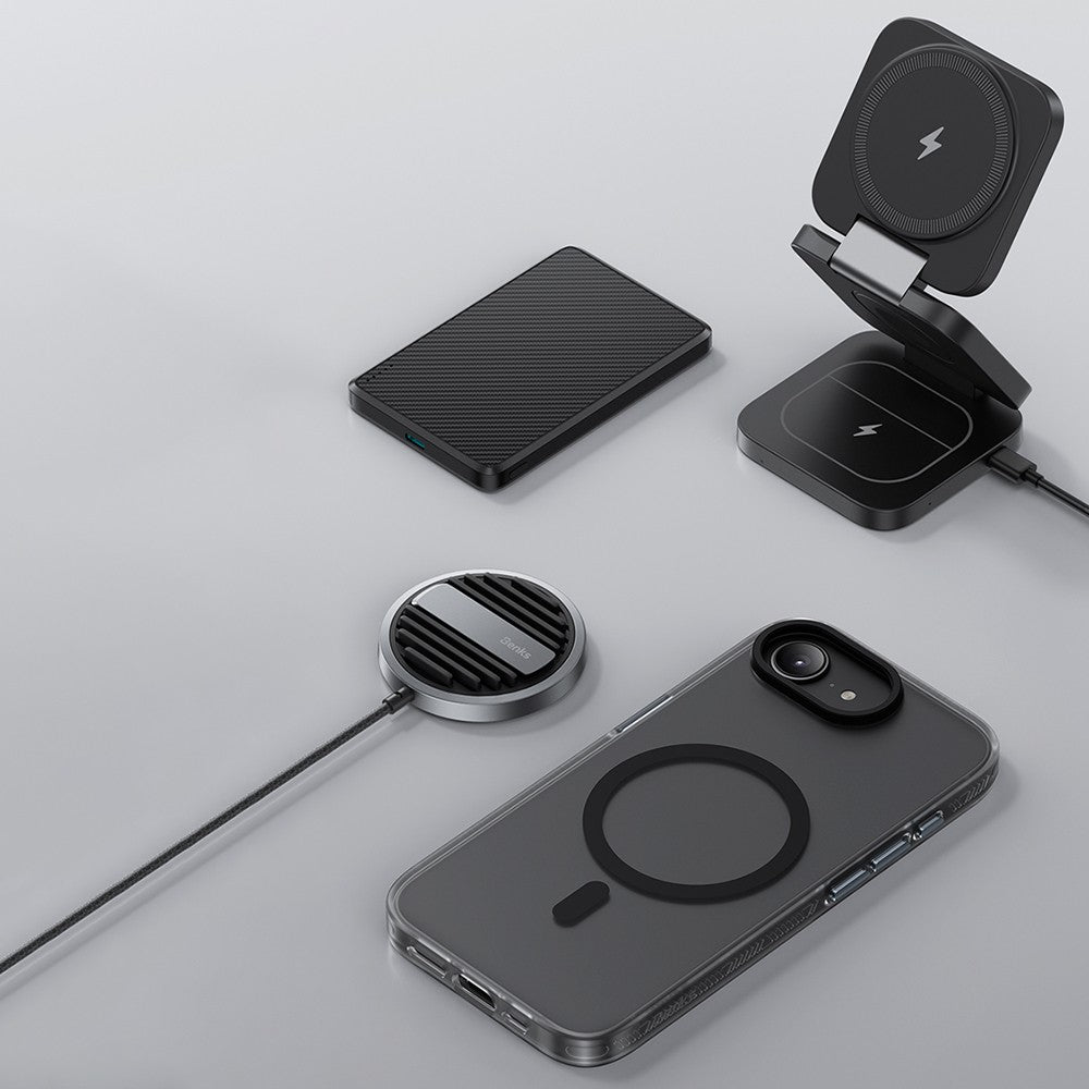 Apple iPhone 17E Kılıf M-safe Şarj Özellikli Benks Lucid Armor Kapak