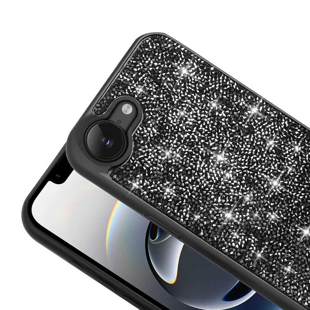 Apple iPhone 17E Kılıf Parlak Taşlı Tasarım Zore Pırlanta Kapak
