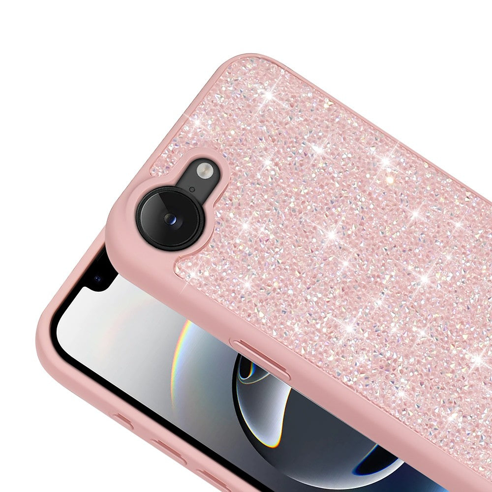 Apple iPhone 17E Kılıf Parlak Taşlı Tasarım Zore Pırlanta Kapak
