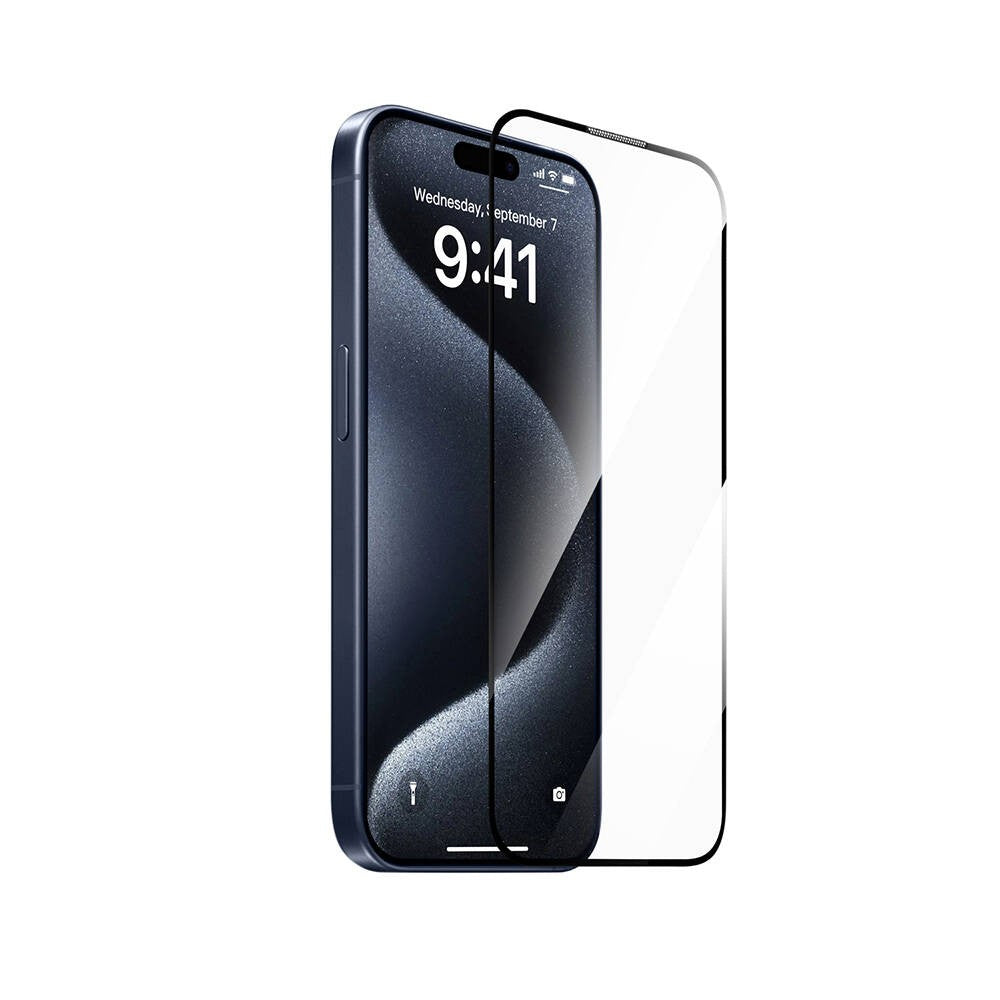 Apple iPhone 17E Wiwu SQ-008 Oleofobik Easy Install Darbeye Karşı Dayanıklı Temperli Cam Ekran Koruyucu + Kolay Uygulama Aparatlı