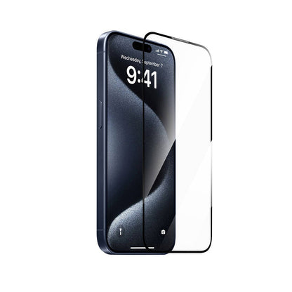 Apple iPhone 17E Wiwu SQ-008 Oleofobik Easy Install Darbeye Karşı Dayanıklı Temperli Cam Ekran Koruyucu + Kolay Uygulama Aparatlı