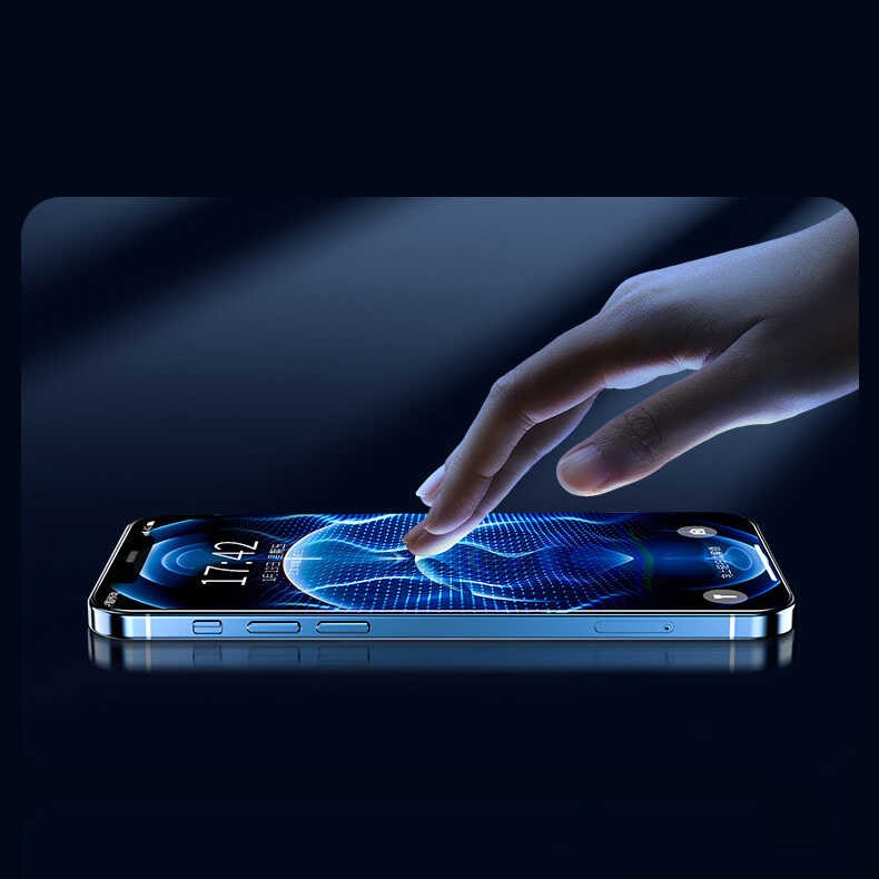 Apple iPhone 17E Zore Rika Premium Privacy Temperli Cam Ekran Koruyucu