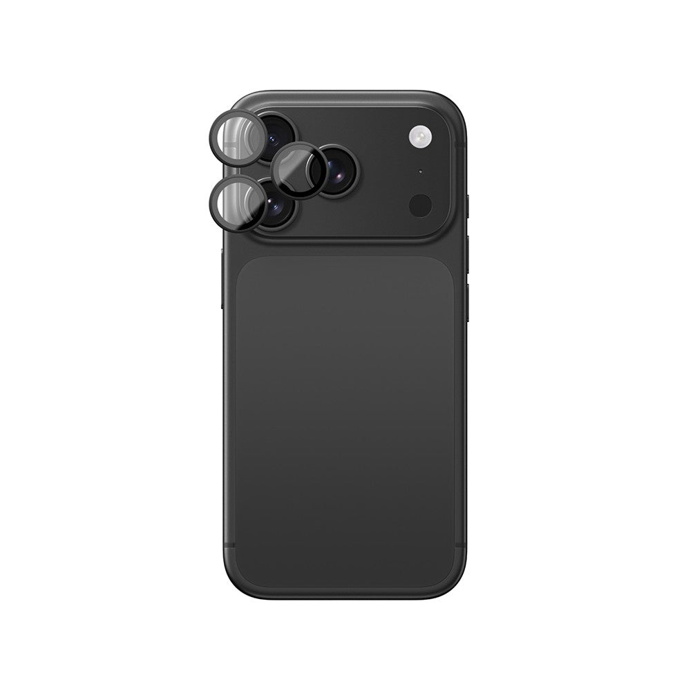 Apple iPhone 18 Pro Amazingthing Radix Vision Parlama Önleyici Kamera Lens Koruyucu + Kolay Uygulama Aparatlı