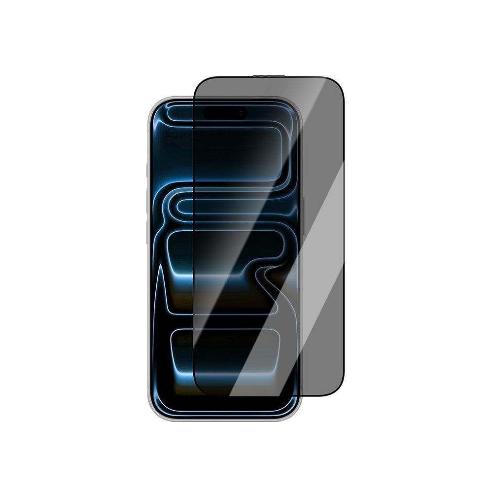 Apple iPhone 18 Pro CaseWorld Applicator Serisi 2.5D Eyesafe Mavi Işık Teknolojili 0.33mm Privacy Temperli Cam Ekran Koruyucu + Uygulama Aparatı