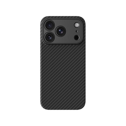 Apple iPhone 18 Pro Kılıf M-safe Şarj Özellikli 1500D Aramid Fiber Lens Korumalı Amazingthing Titan Max Serisi Karbon Kapak