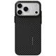 Apple iPhone 18 Pro Kılıf M-safe Şarj Özellikli 600D Metal Kamera Çerçeveli Raptic Aramid Karbon Fiber Geotik Serisi Kapak
