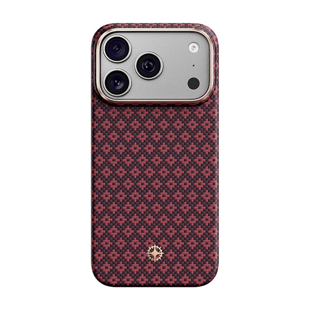 Apple iPhone 18 Pro Kılıf M-Safe Şarj Özellikli Benks ArmorAir ArmorGrid Serisi C1 Kevlar Karbon Kapak