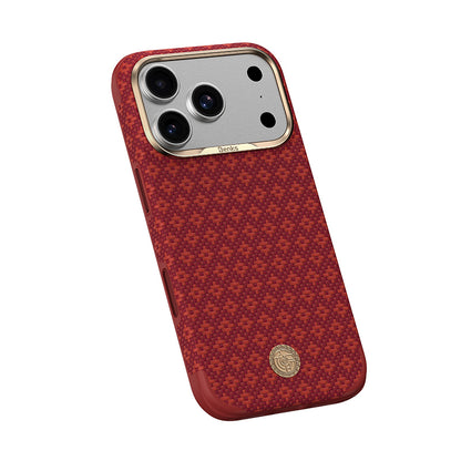 Apple iPhone 18 Pro Kılıf M-Safe Şarj Özellikli Benks ArmorPro ArmorEdge X9 Serisi Kevlar Karbon Kapak